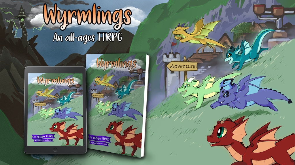 Wyrmlings RPG - A wholesome, all-ages fantasy TTRPG