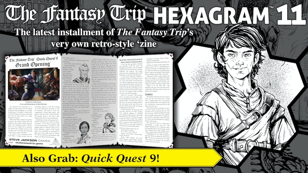 Hexagram #11, an Old-School RPG Zine for The Fantasy Trip