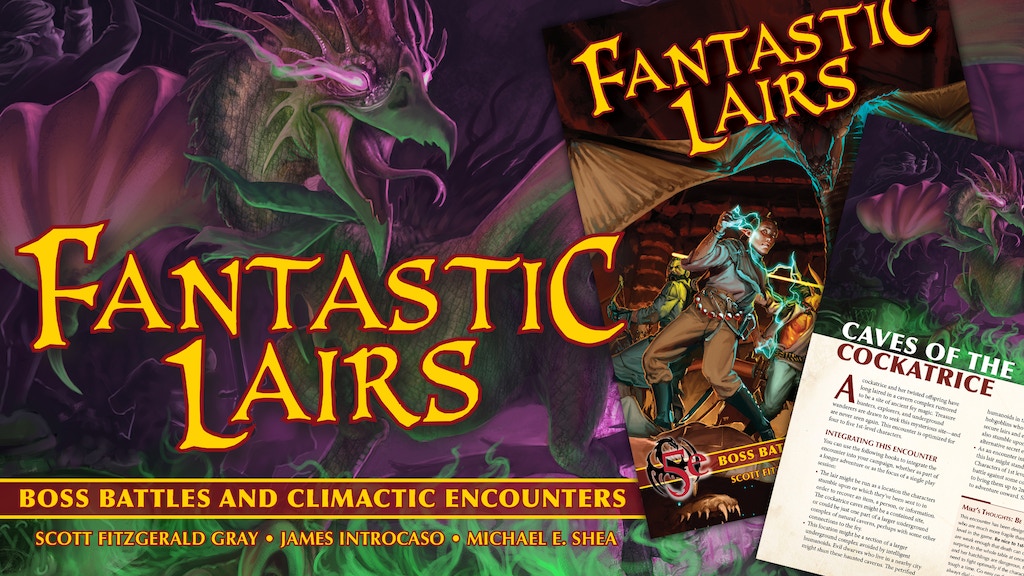 Fantastic Lairs: Boss Battles & Final Encounters for 5e D&D