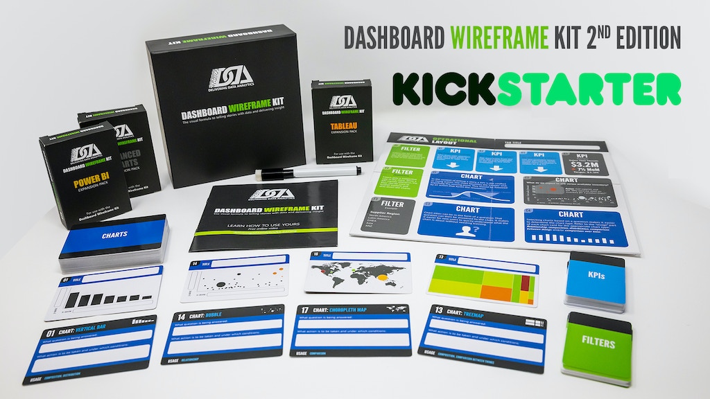 Dashboard Wireframe Kit 2nd Edition