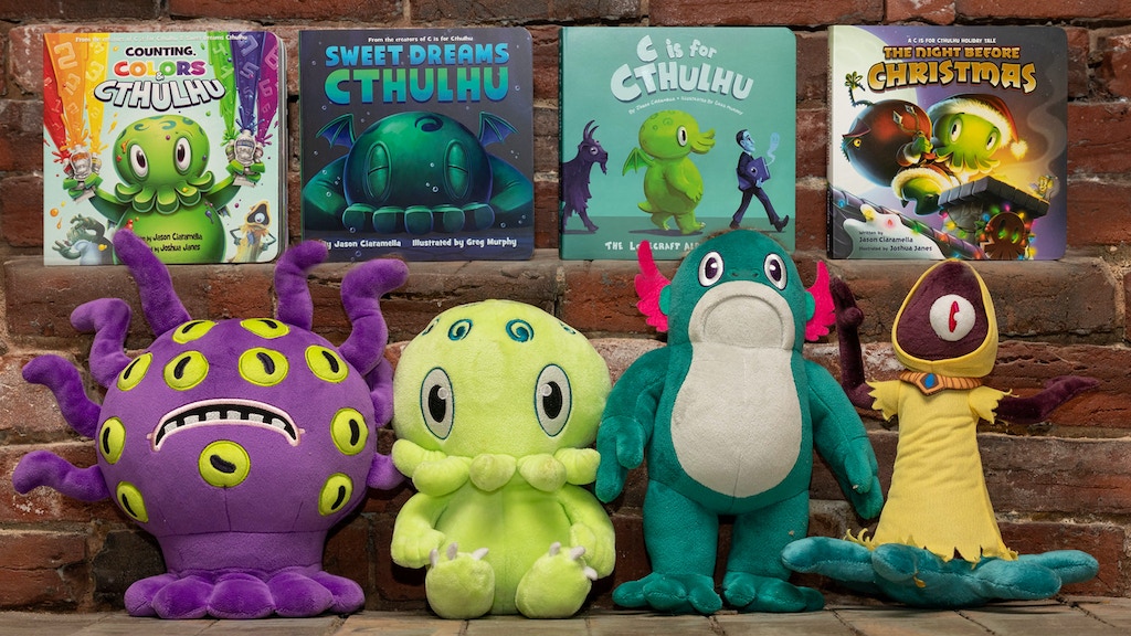 New Lovecraftian Plush Toys from C is for Cthulhu