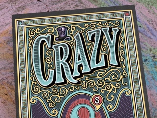 Crazy 8's - A Hand Illustrated Deck of Playing Cards