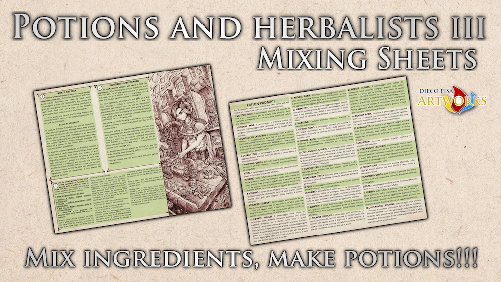 Potions and Herbalists III: Mixing Sheets