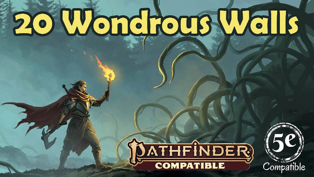 20 Wondrous Walls - D&D, Pathfinder, and Black Flag