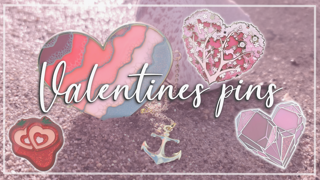 Limited Edition Valentines Enamel Pins