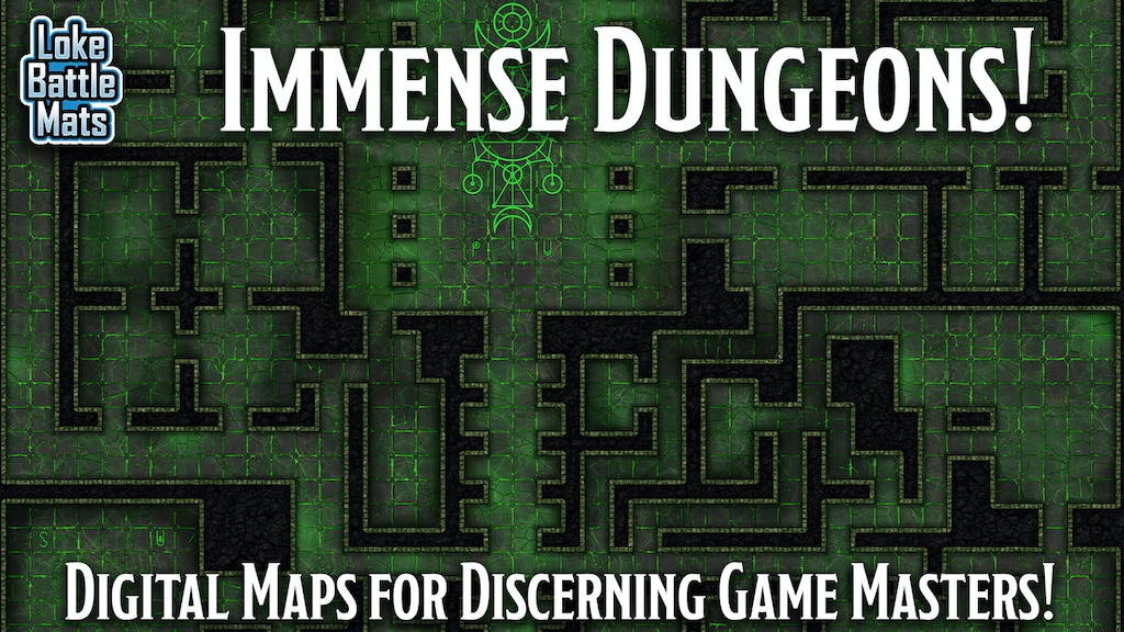 Immense Dungeons - Digital Maps for Discerning Game Masters!