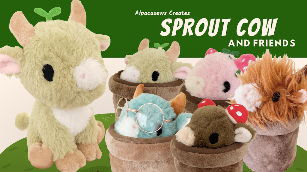 Sprout Cow Plushies