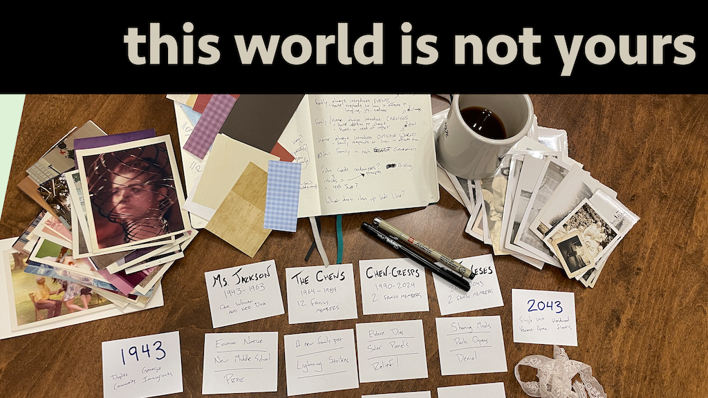 this world is not yours: an RPG zine