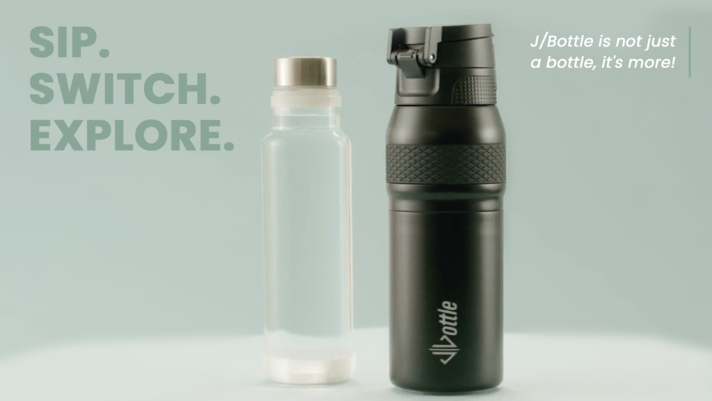 J/ Bottle - the multi-purpose insulated metal/glass bottle!