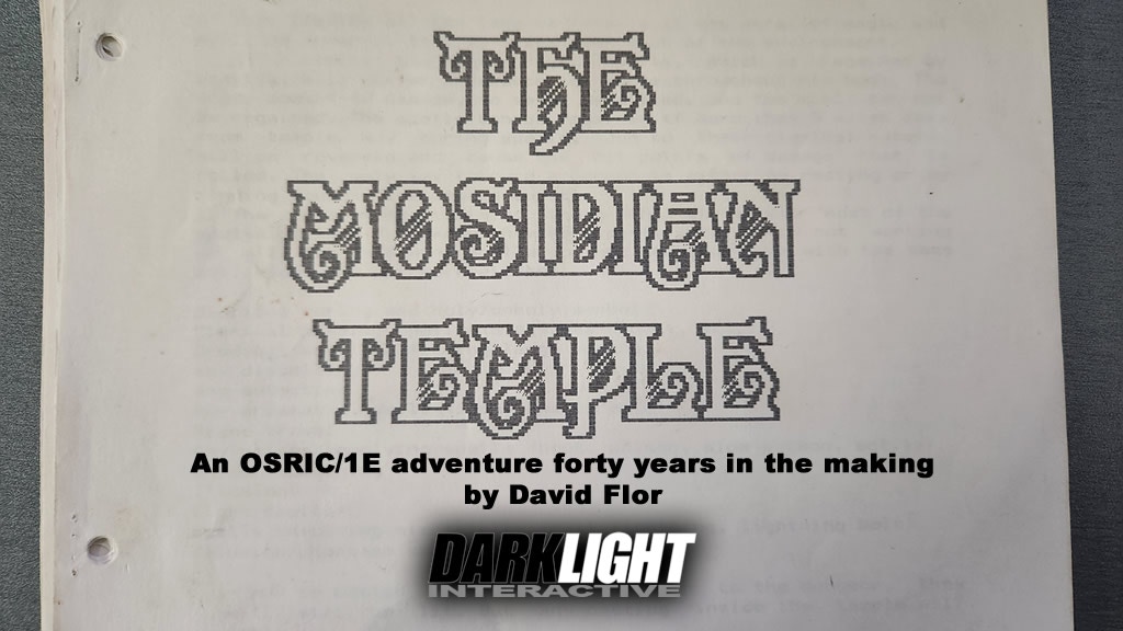 The Mosidian Temple: an OSRIC/1E Adventure