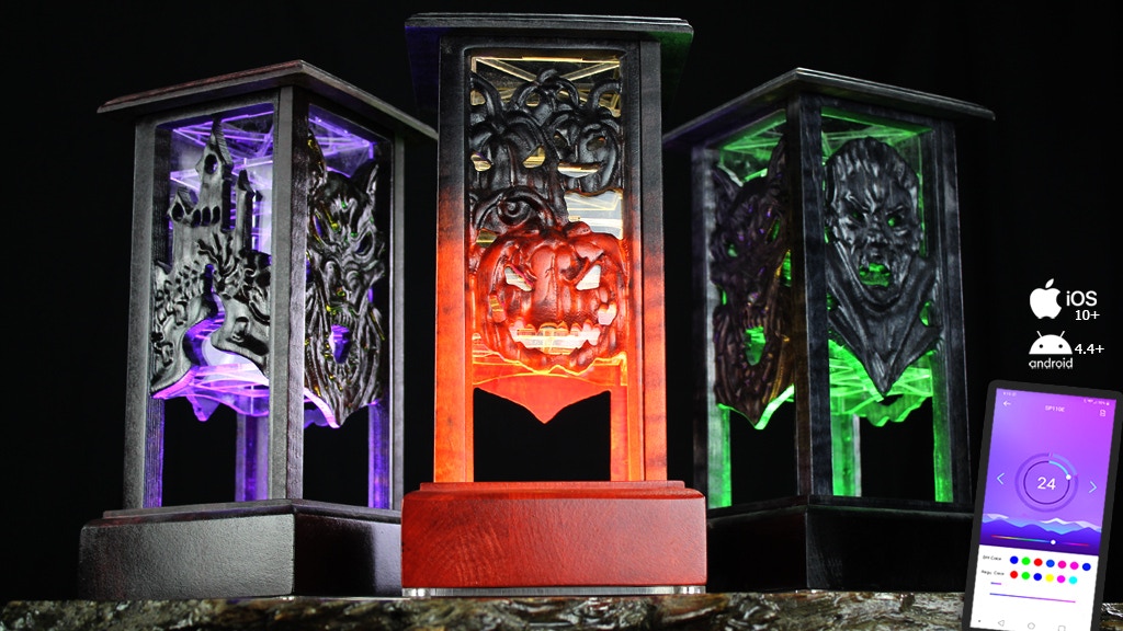 Limited Edition Halloween Lantern Dice Tower