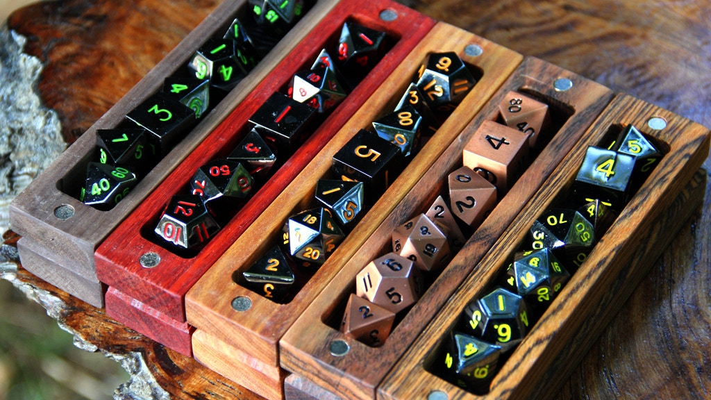 MIGHTY DICE & THE BONE BOX - High Quality Wooden Hardware!