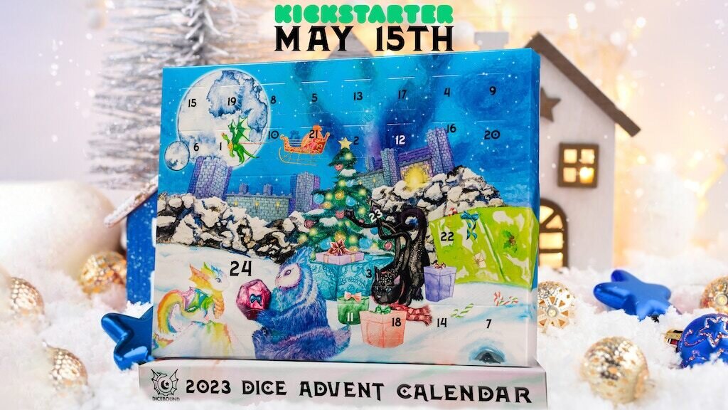 BackerKit Pledge Manager for 2023 RPG Dice Advent Calendars