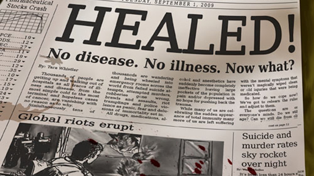 HEALED - No disease. No illness. Now what? **An indy comic starring... you?**