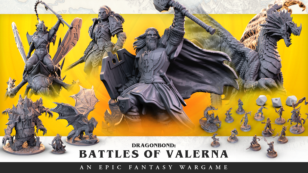 Battles of Valerna - a 3D printable fantasy wargame