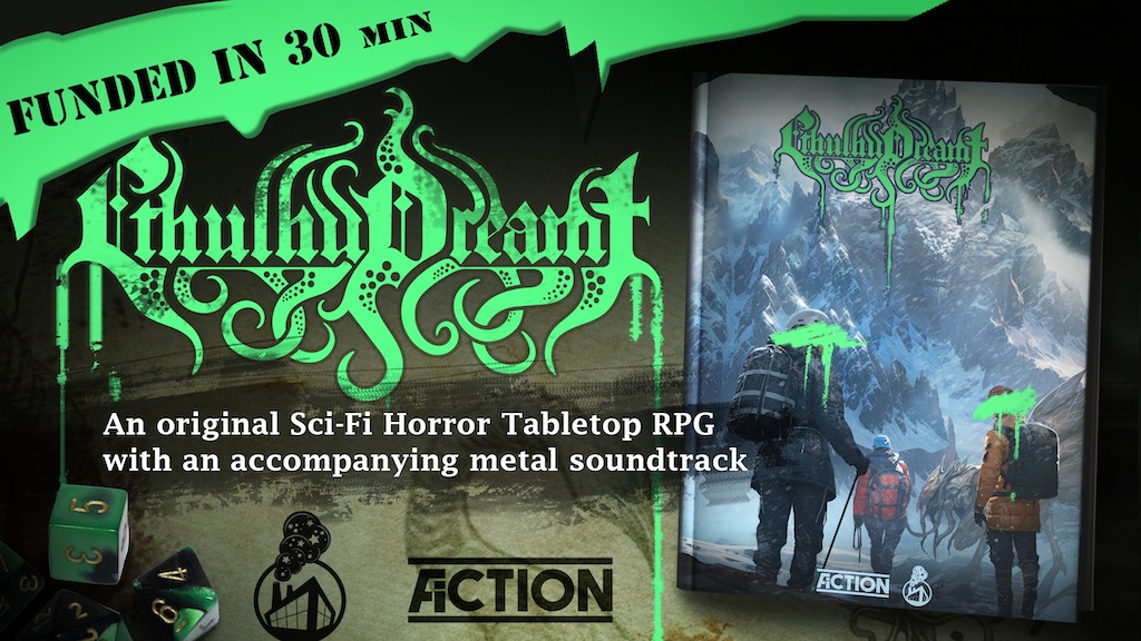 Cthulhu Dreamt TTRPG: Sci-fi Horror & Metal Soundtrack