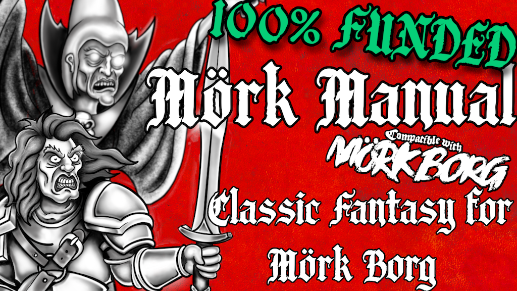 Mörk Manual, the classic fantasy hack for Mörk Borg