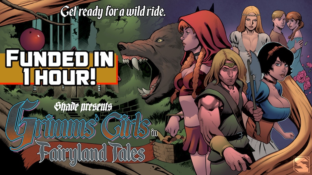 Grimms' Girls in Fairyland Tales - Erotic Fantasy Comic Book