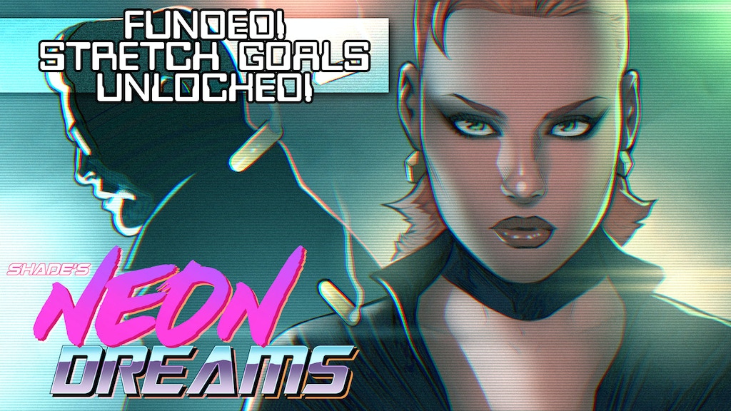 Shade's Neon Dreams - An 80s Retro Erotic Comic!