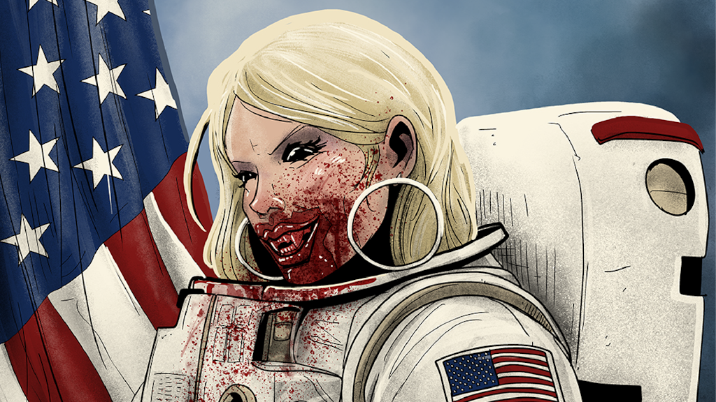 Vampires on Mars #1—Sci-fi and dark comedy collide in space.