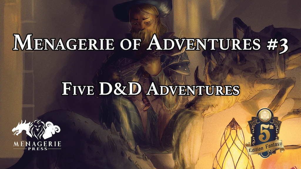 Menagerie of Adventures #3: Five D&D 5E Adventures