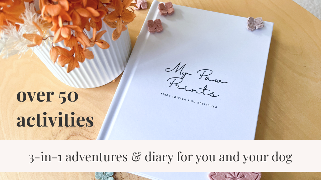 MyPawPrints: 3 in 1 Activity Book For Your Dog