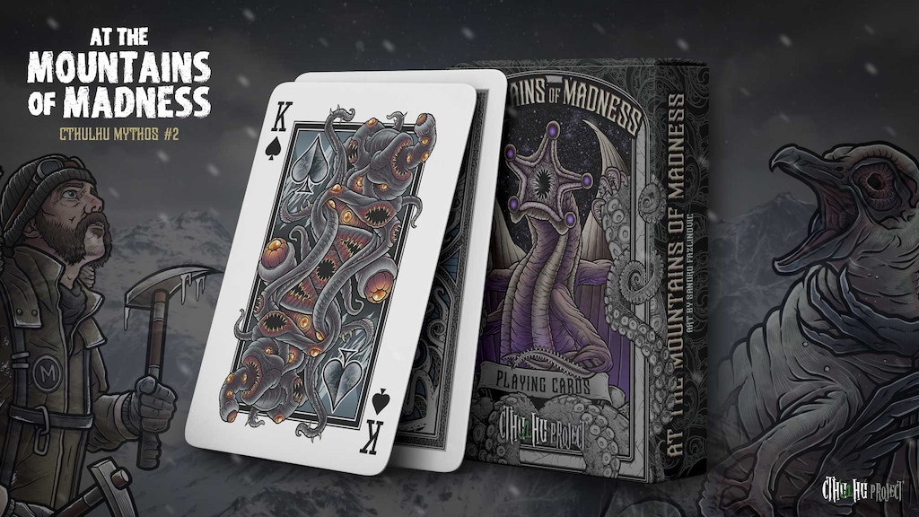 At The Mountains of Madness · Lovecraft Playing Cards