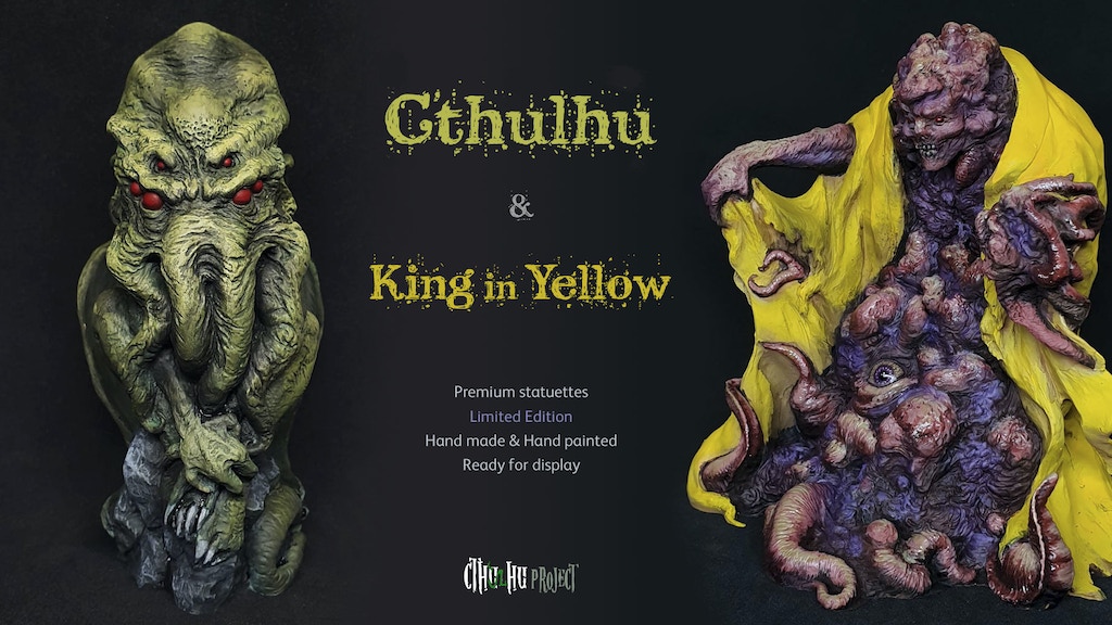 Cthulhu & King in Yellow premium statuettes