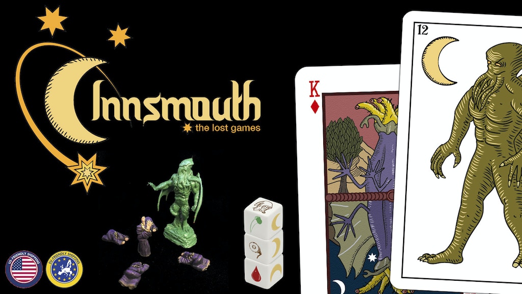 Innsmouth, the lost games. Lovecraft Playing Cards