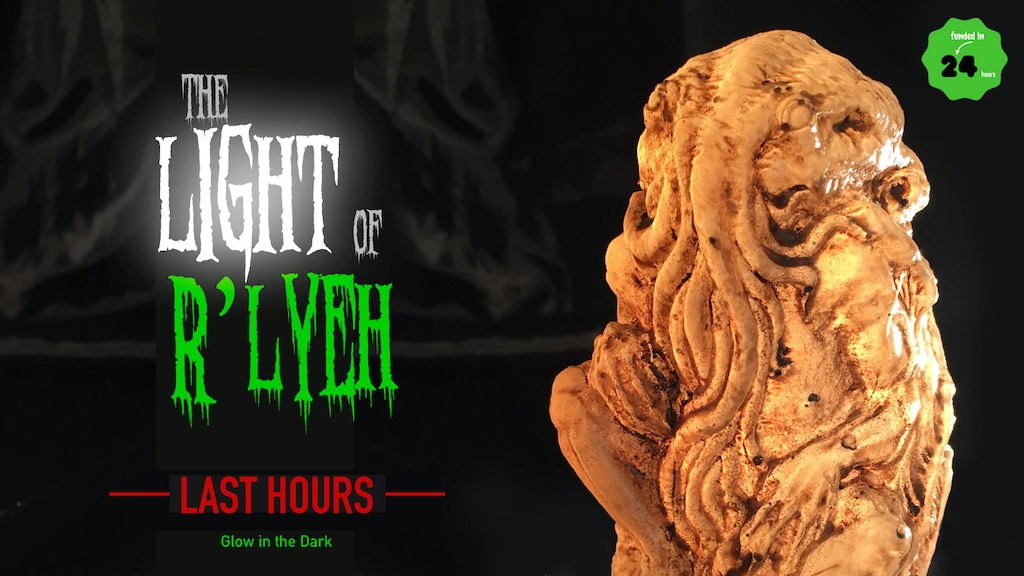 The Light of R'lyeh —Cthulhu Ritual Candles (wax & resin)