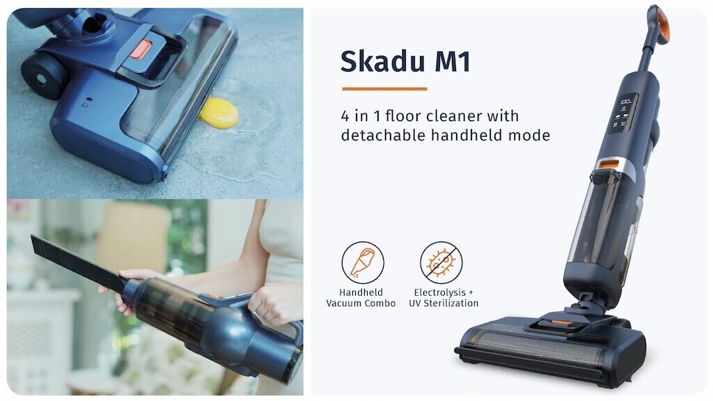 Skadu M1: Clean & Sterelize Your Home In A Single Pass!