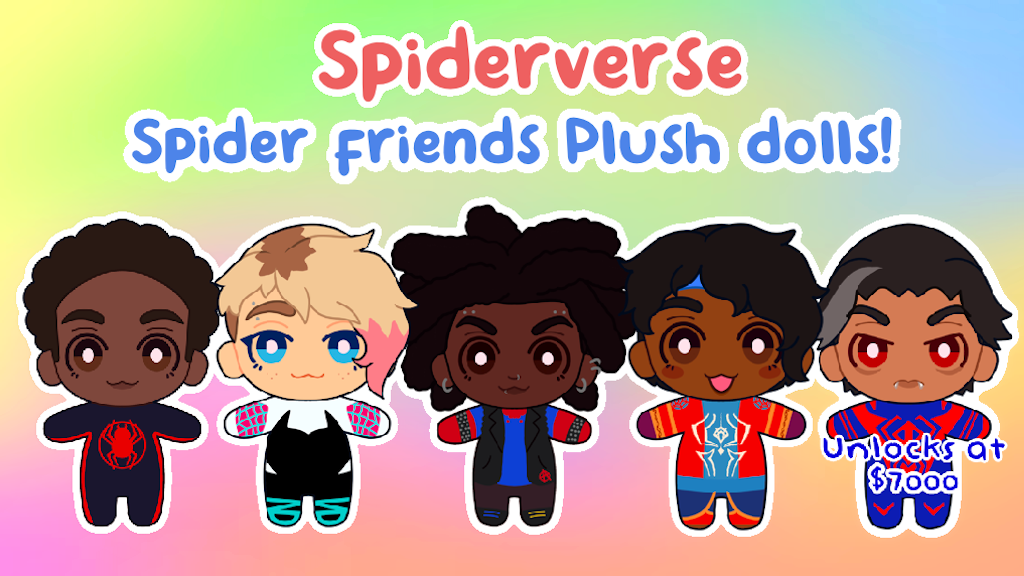 ATSV Spider friends plush dolls