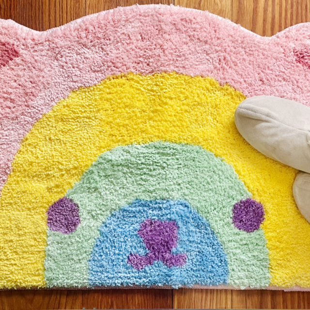 Rainbow Bear Rug