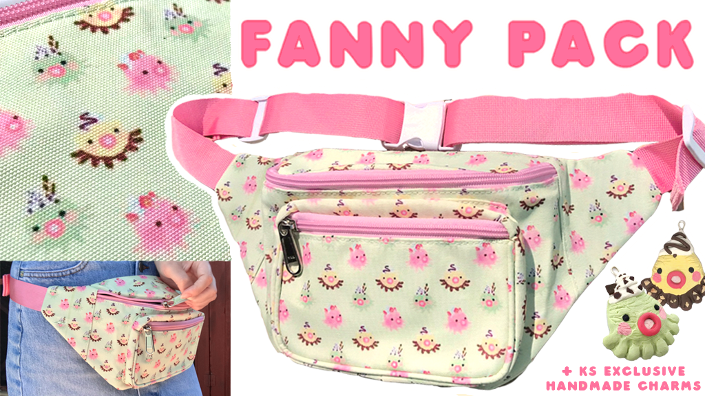 Kawaii Style Dessert Octopi Fanny Pack