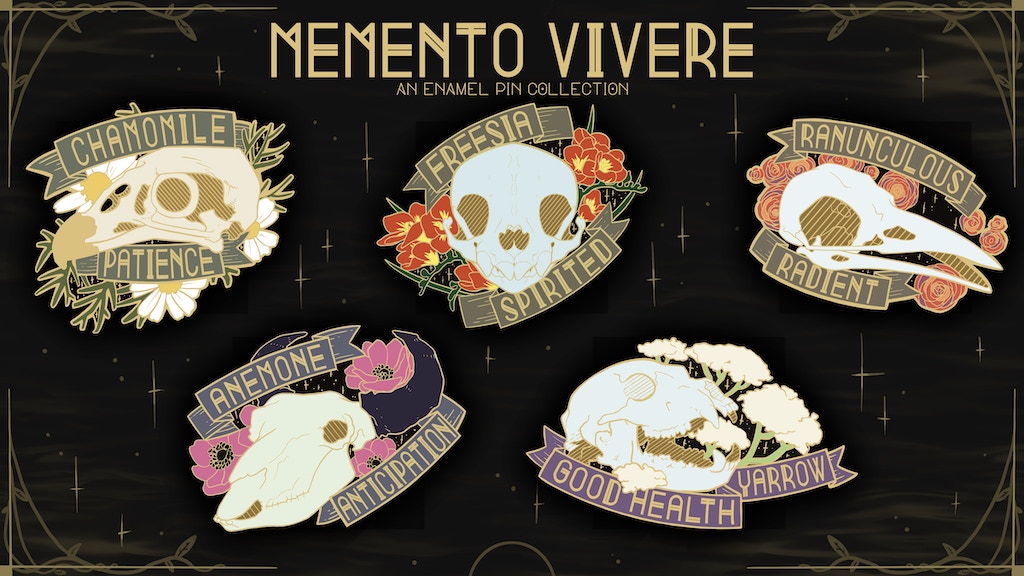 Momento Vivere Enamel Pin Collection