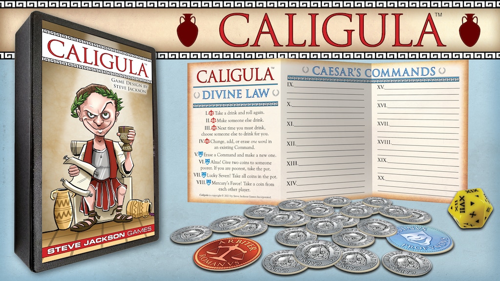 Caligula - An Adult Party Game from Steve Jackson Games