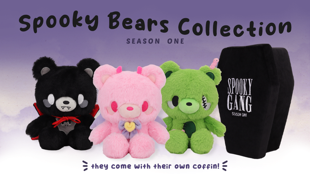 Spooky Gang Bear Plushies Collection