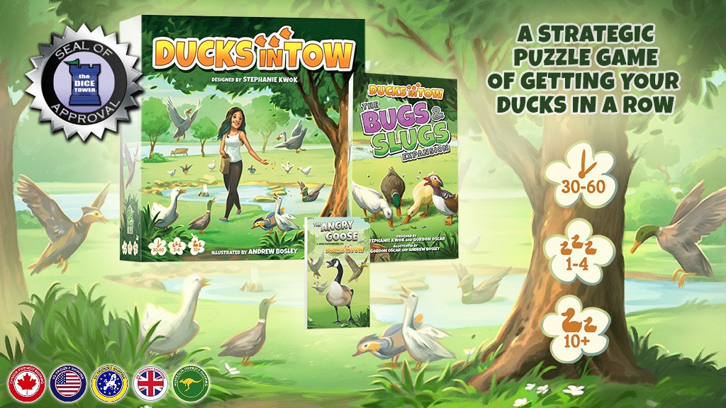 Ducks in Tow: The Bugs & Slugs Expansion (and re-print!)