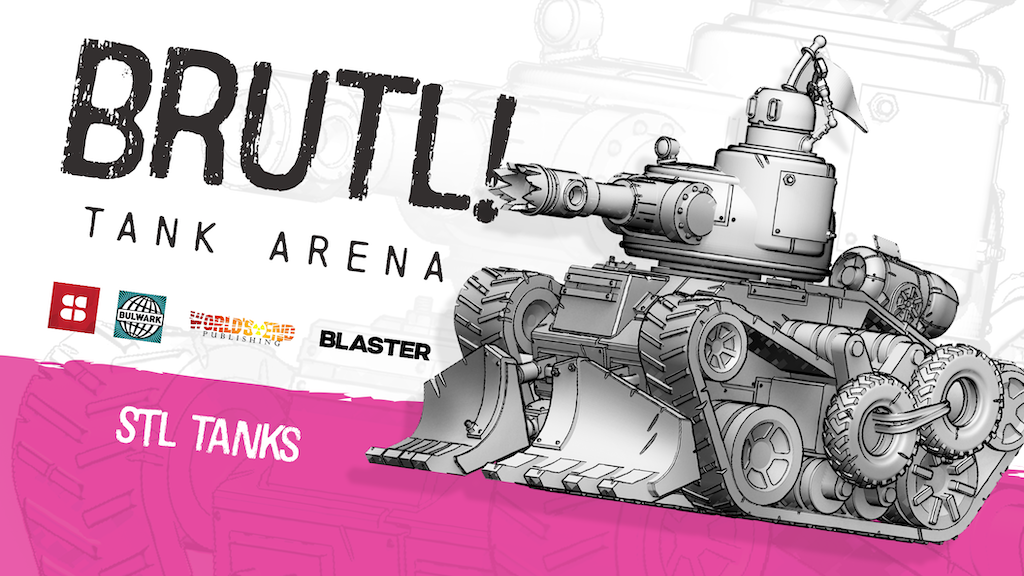 Modular Tank STLs for "BRUTL! Tank Arena"