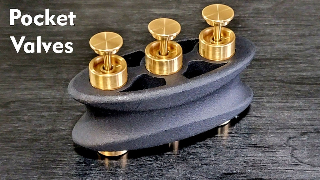 Pocket Piston Fidget Toy - Trumpet Pocket Valves