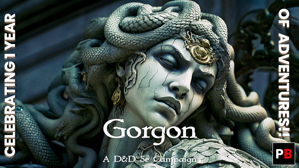 Gorgon, A D&D 5e Tale of Stone and Redemption