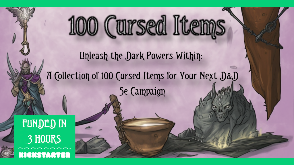 100 Cursed Items for Dnd 5e!