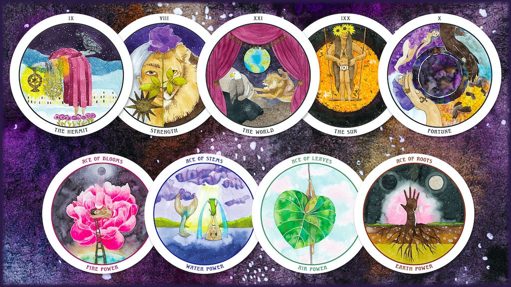 Tarot of Her - A Round Deck Inspired By Mother Nature