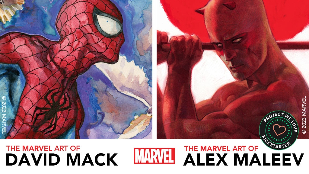 THE MARVEL ART OF DAVID MACK AND ALEX MALEEV—2 DELUXE BOOKS