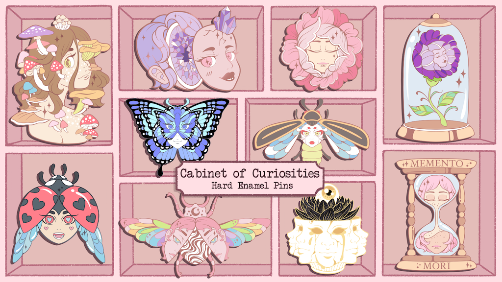 Cabinet of Curiosities: An Enamel Pin Collection