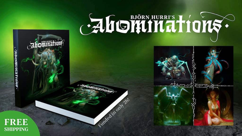 Björn Hurri's Abominations | Artbook