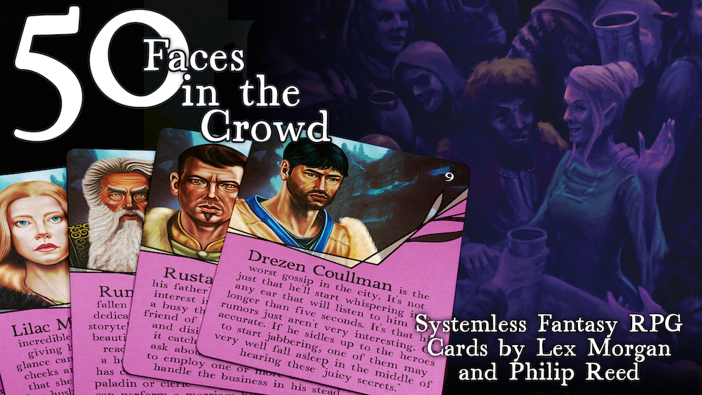 50 Faces in the Crowd, Systemless Fantasy RPG Cards