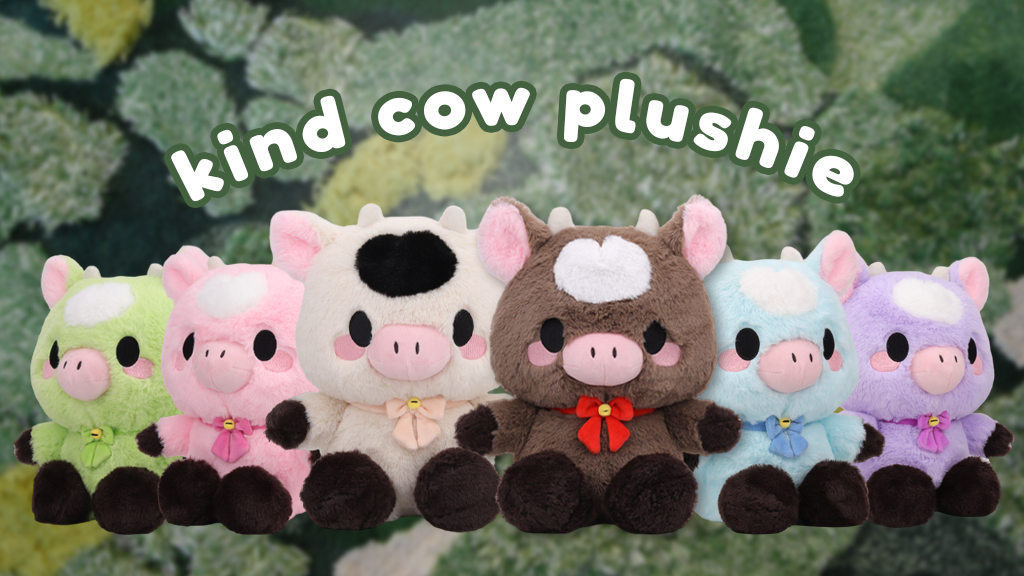 The Kawaii Kind Cows Plush Collection