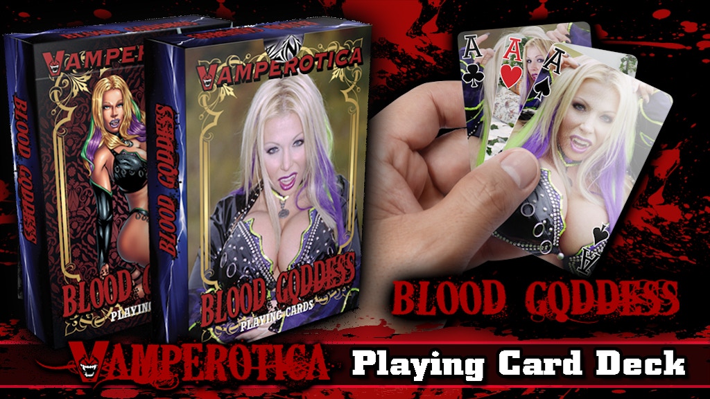 Vamperotica BLOOD GODDESS Playing Cards, Movie & Photo Book!