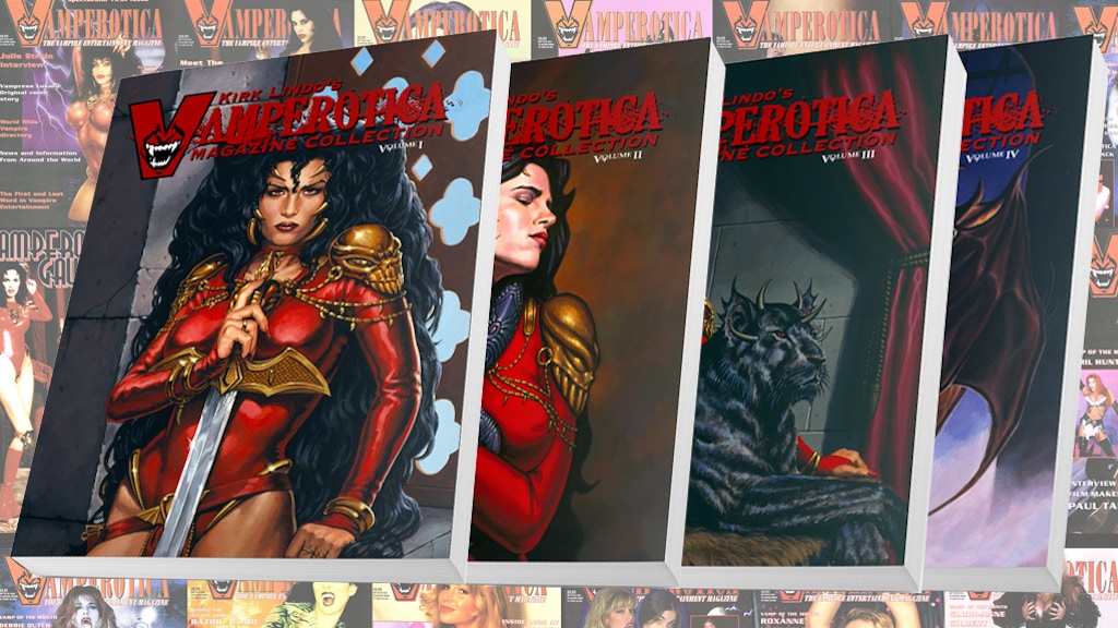 Kirk Lindo's VAMPEROTICA MAGAZINE COLLECTION V1 - V4